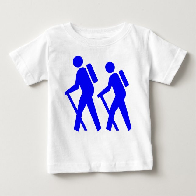 Hiking Symbol Baby T-Shirt (Front)