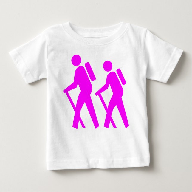 Hiking Symbol Baby T-Shirt (Front)