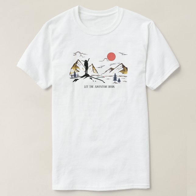 Hiking T-Shirt (Design Front)