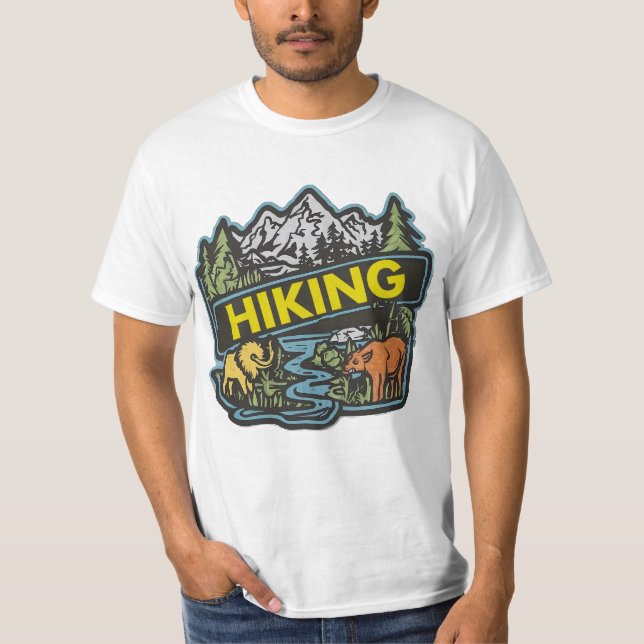 Hiking T-Shirt Design (Front)