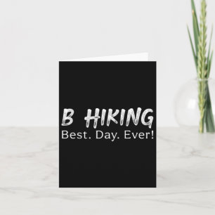 Hiking Tee For Hikers Card