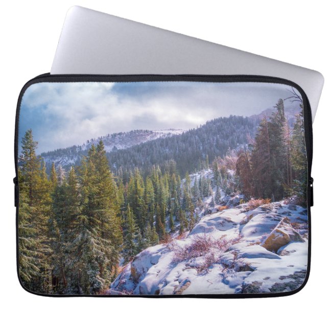 Hiking the Lakes Basin Laptop Sleeve (Front)