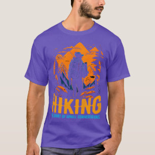 Hiking The sport of uphill conversations Funny T-Shirt