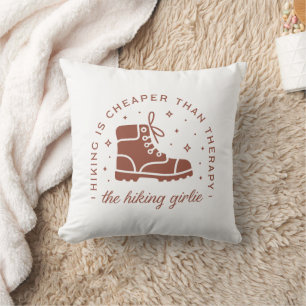 Hiking therapy hiker boots girlie brown aesthetic cushion