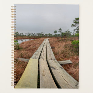 Hiking trail in swamp planner