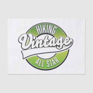Hiking Vintage all star Tissue Paper
