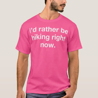 Hiking Wanderlust Adventure Minimal Aesthetic Moun T-Shirt