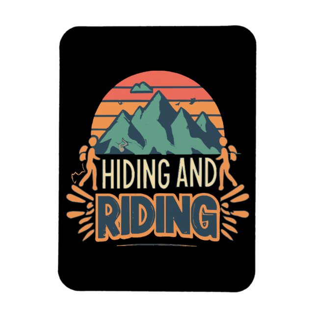Hiking Where Journeys Become Adventures Magnet (Vertical)