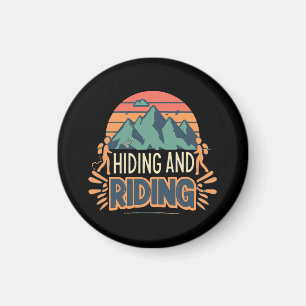 Hiking Where Journeys Become Adventures Magnet