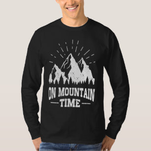 Hiking Wilderness Camping Nature Outdoor On Mounta T-Shirt