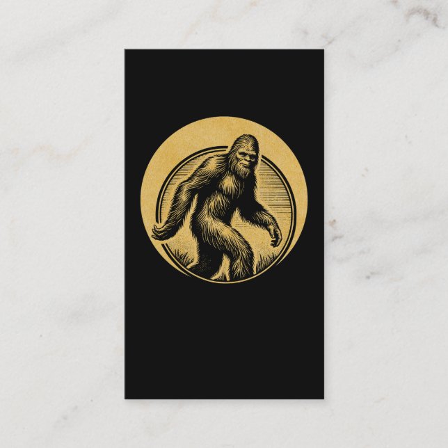 Hiking with Bigfoot Business Card (Front)