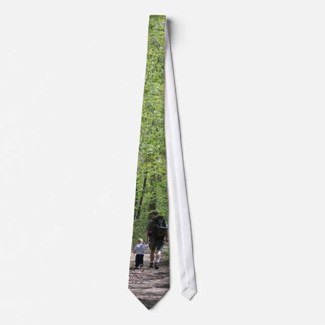 Hiking with Daddy Tie (Front)