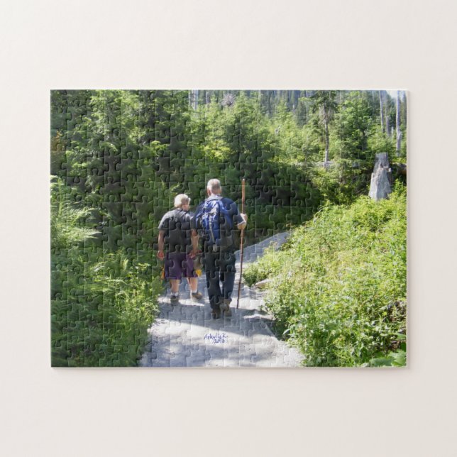 Hiking with Grandpa Puzzle (Horizontal)