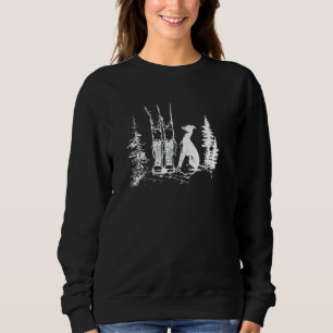 Hiking with Italian greyhound Sweatshirt