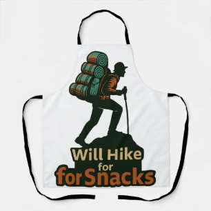 Hiking with Snacks – Fun DateOutdoor Design Apron