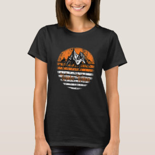 Hiking Woman Climbing Mountains Women's Trekking H T-Shirt