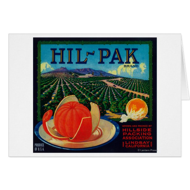 Hil Pak Orange LabelLindsay, CA (Front Horizontal)