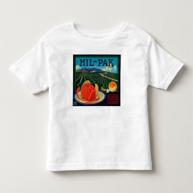 Hil Pak Orange LabelLindsay, CA Toddler T-Shirt (Front)