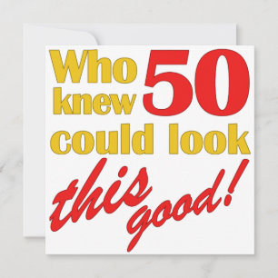 HIlarious 50th Birthday Party Invitations