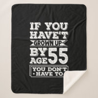 Hilarious Age 55 Grow Up Fun Gag Gift