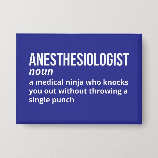 Hilarious Anaesthesiologist Definition (Front)