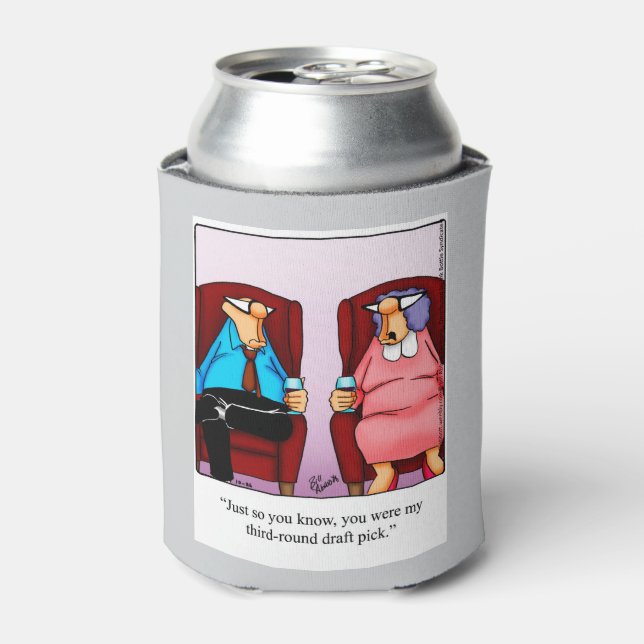 Hilarious Anniversary Humour Can Cooler For Him (Can Front)