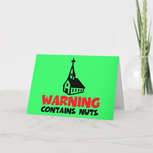 Hilarious atheist card (Front)