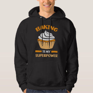 hilarious baking text baker hoodie