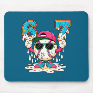 Hilarious Basketball 6 67 Six 7 Ice Cream Seven Dr Mouse Pad