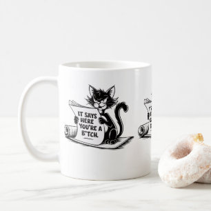 Hilarious Cat Gift For Office Or Home Cat Mum Dad Coffee Mug