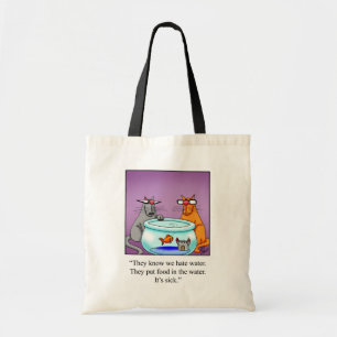 Hilarious Cat Humour Tote Bag