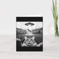 Hilarious Cat Selfie Ufo Cow Abduction Alien Meme
