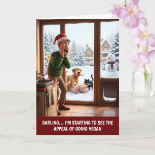 Hilarious Cat Themed Christmas Card