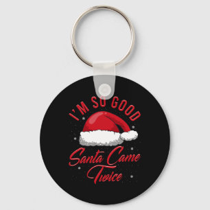 Hilarious Christmas Holiday Naughty Nice Santa Adu Key Ring