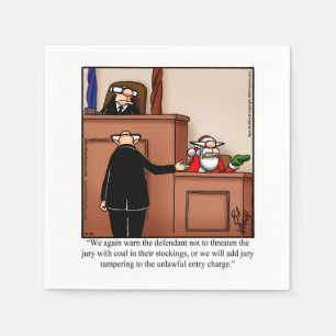 Hilarious Christmas Humour Party Napkins