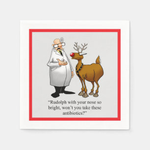 Hilarious Christmas Humour Party Napkins