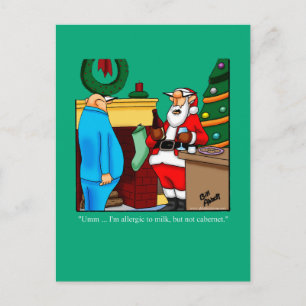 Hilarious Christmas Humour Postcard