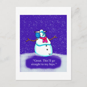 Hilarious Christmas Humour Postcard
