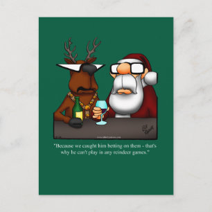 Hilarious Christmas Humour Postcard