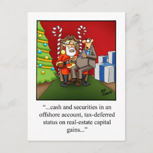 Hilarious Christmas Humour Postcard