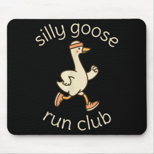 Hilarious Club Sport Silly Marathon Gymer Running  Mouse Pad