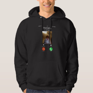 Hilarious Dank Meme Hamster Calling Front Camera V Hoodie