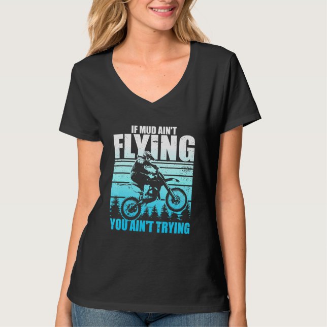Hilarious Driving Muddly Muddying Mucking Enthusia T-Shirt (Front)