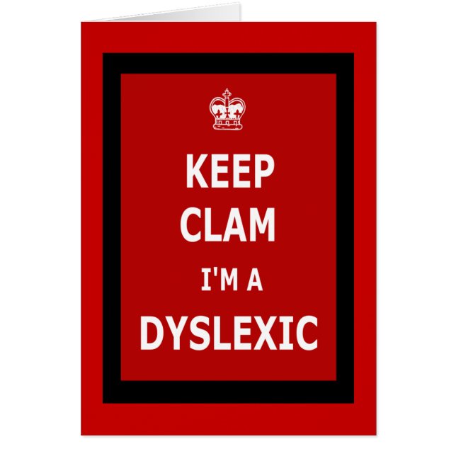 Hilarious dyslexic (Front)