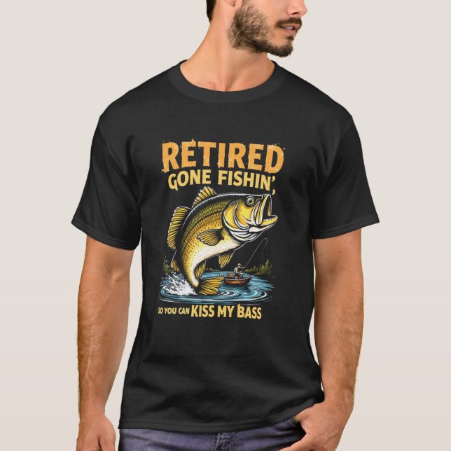 Hilarious Fishing Retirement Joy T-Shirt (Front)