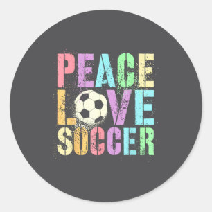 Hilarious Game Club Score Love Cleats Soccer Mom S Classic Round Sticker