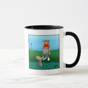 Hilarious Golf Humour Ringer Mug
