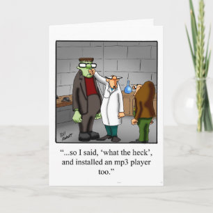 Hilarious Halloween  Humour Greeting Card
