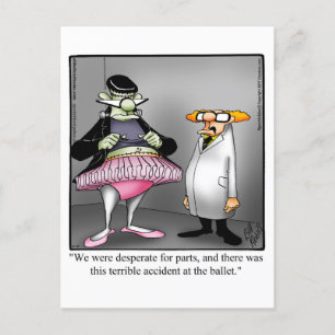Hilarious Halloween Humour Postcard