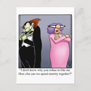 Hilarious Halloween Humour Postcard